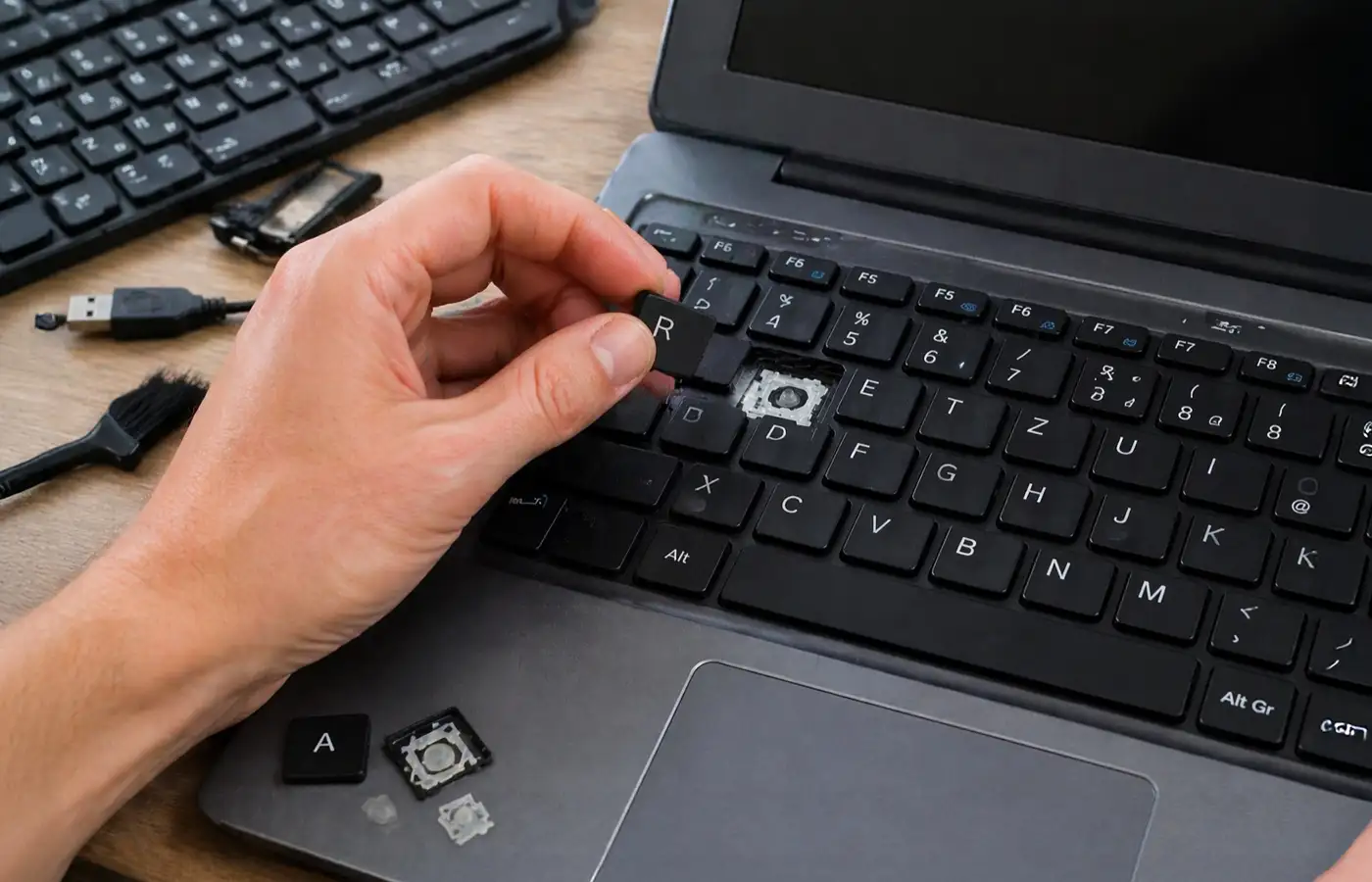 Laptop Tastatur defekt ki-generiert
