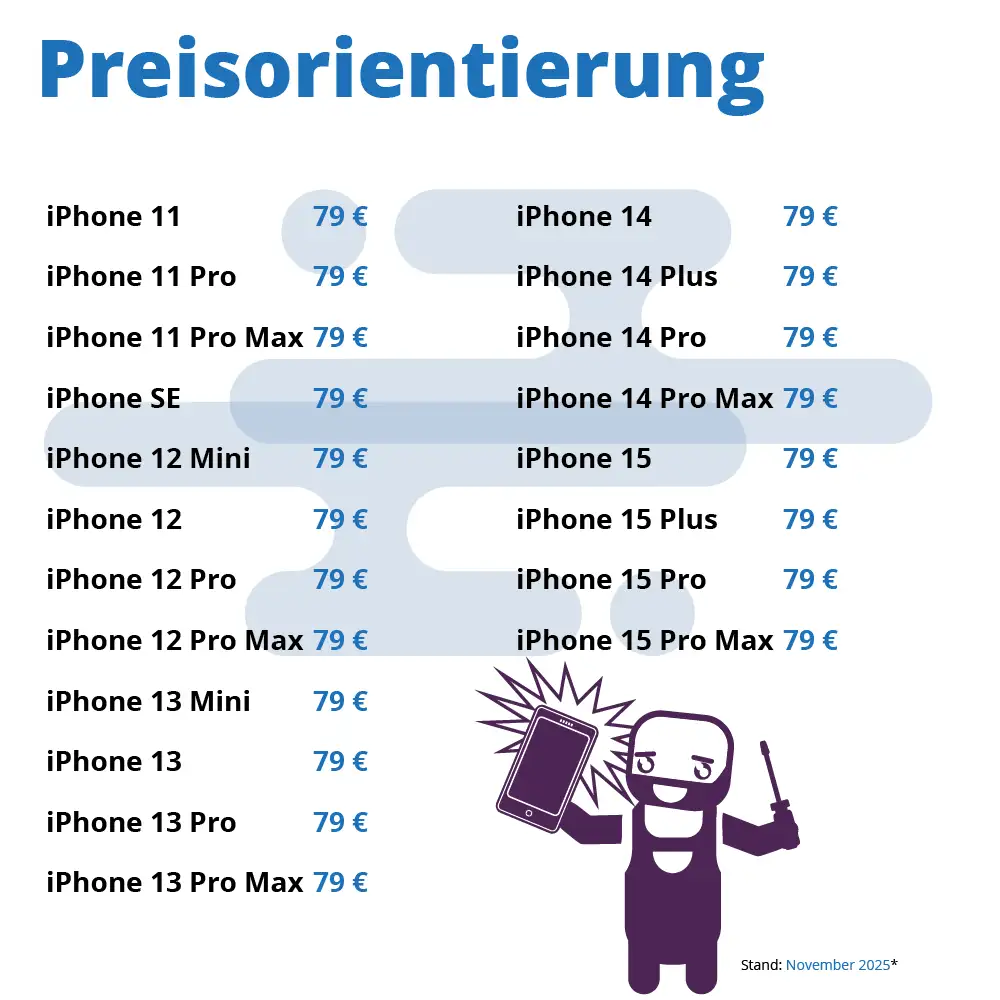 Tasten Reparatur Preise