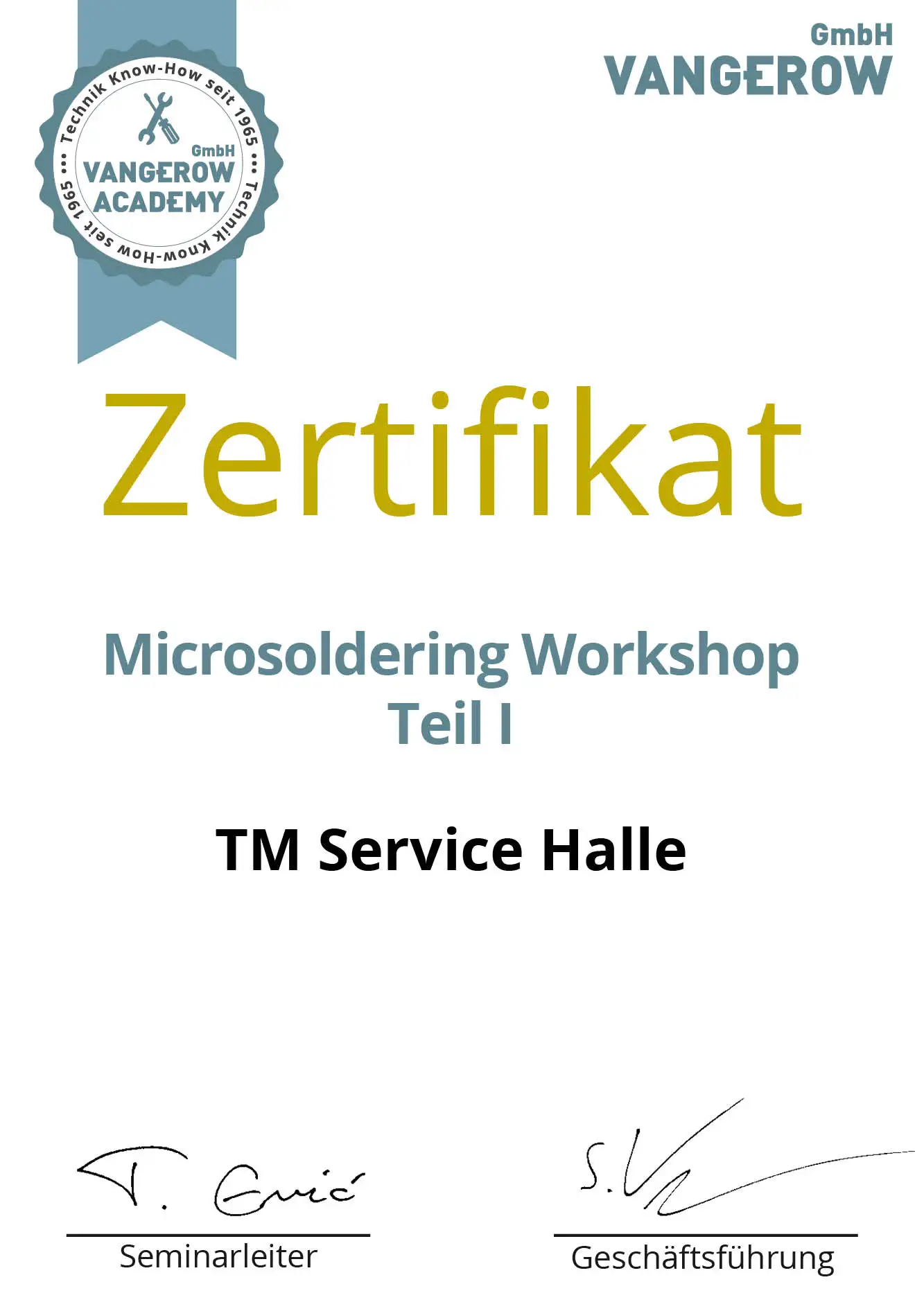 Thermomix Reparatur Halle