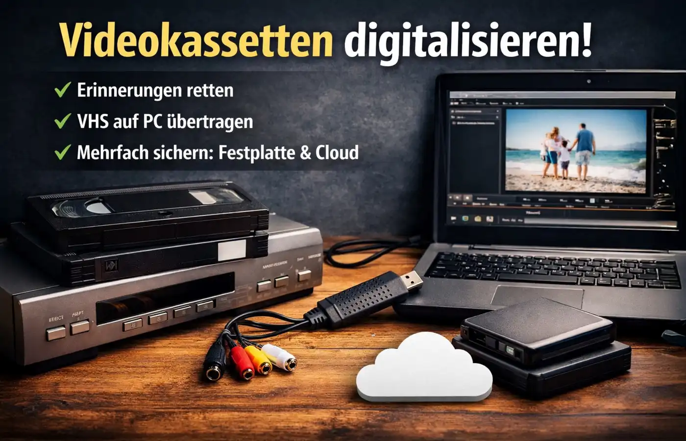 Videokassetten digitalisieren ki-generiert