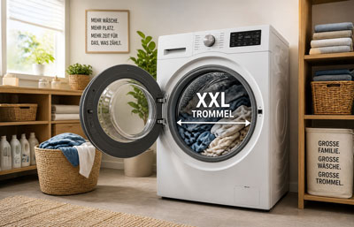 Waschmaschine XXL ki-generiert