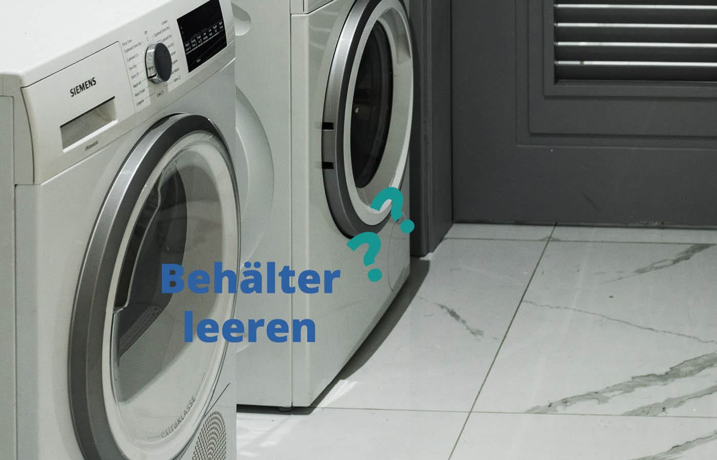 Bosch Trockner – Typische Fehler