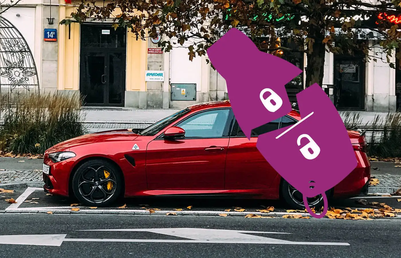 Defekte Hülle bei Autoschlüssel
