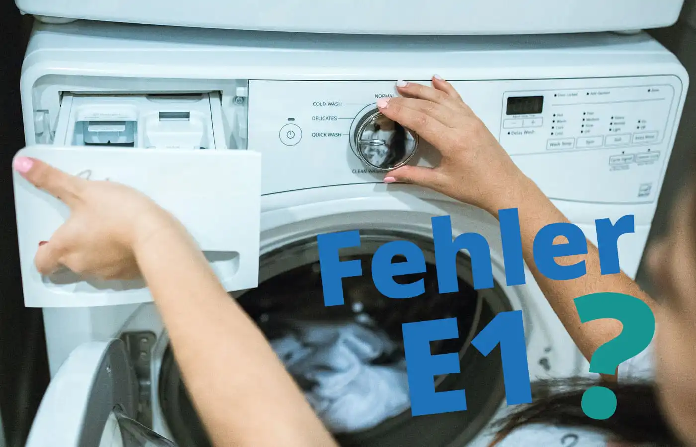 Haier Waschmaschine E1, Wasser im Gerät