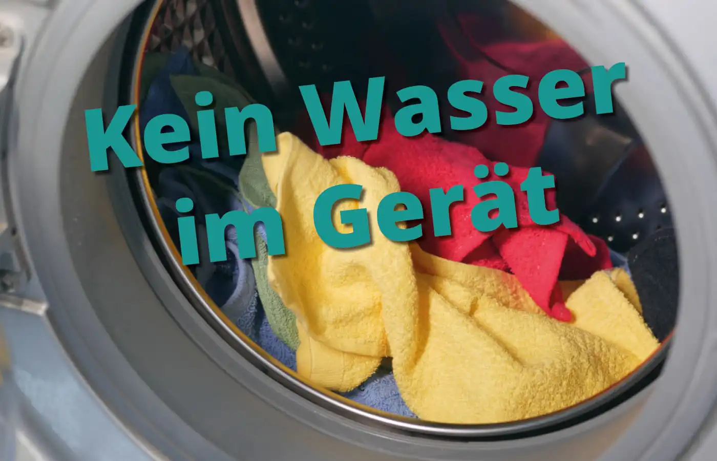 Haier Waschmaschine Fehler E4