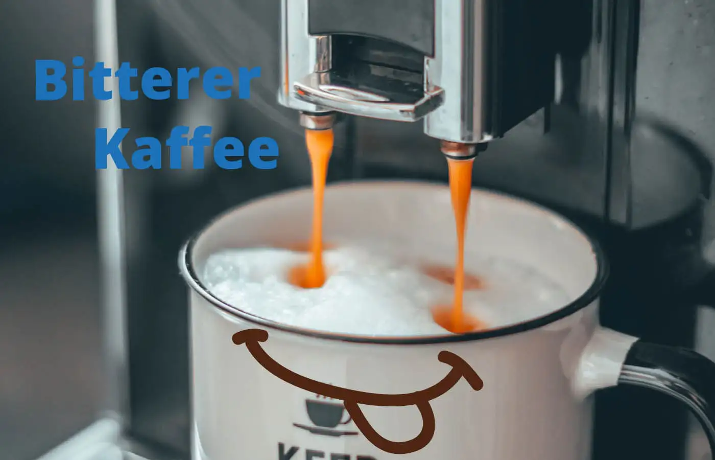 Kaffee schmeckt bitter