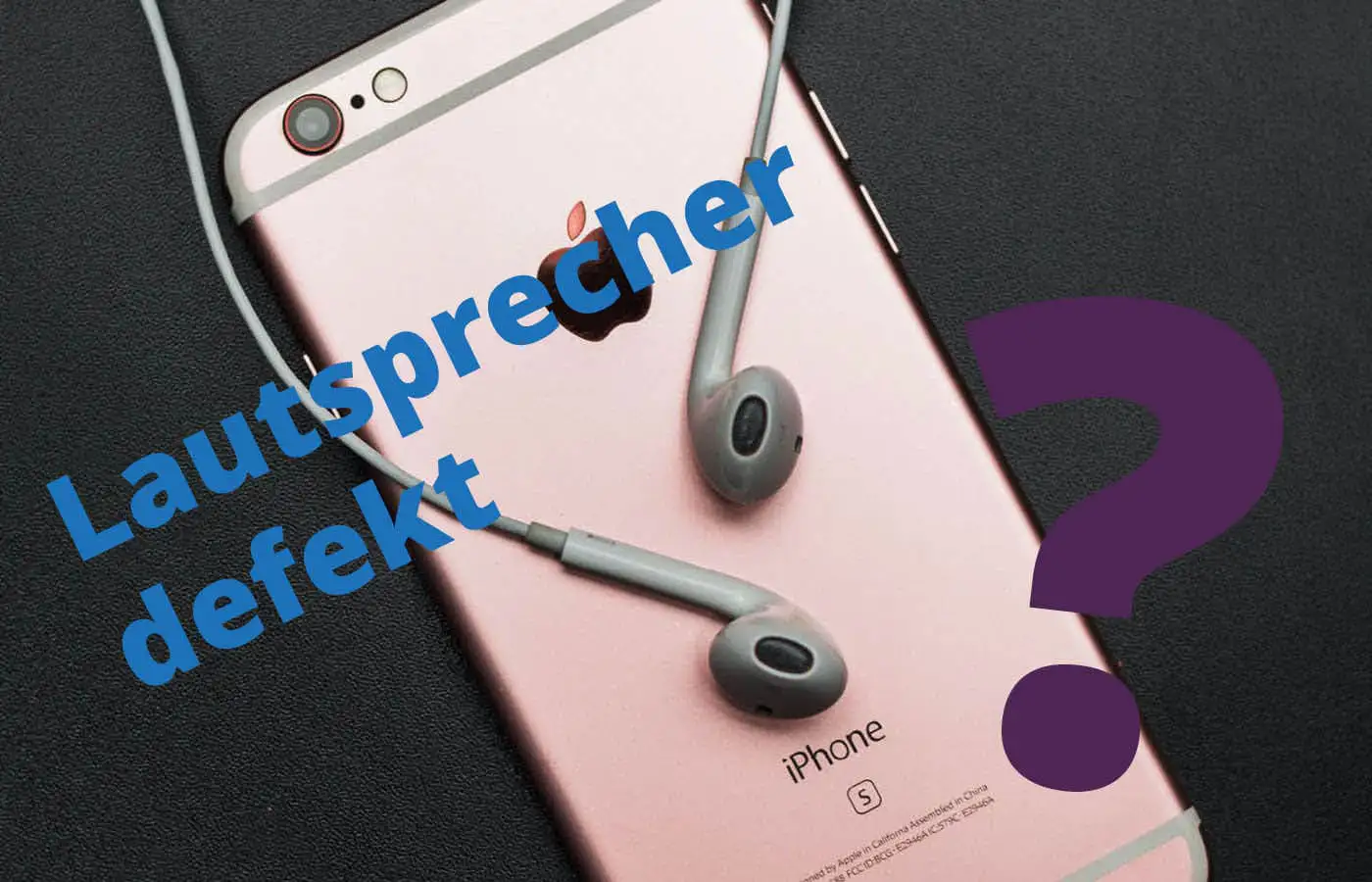 Lautsprecher Reparatur beim iPhone durch Microsoldering
