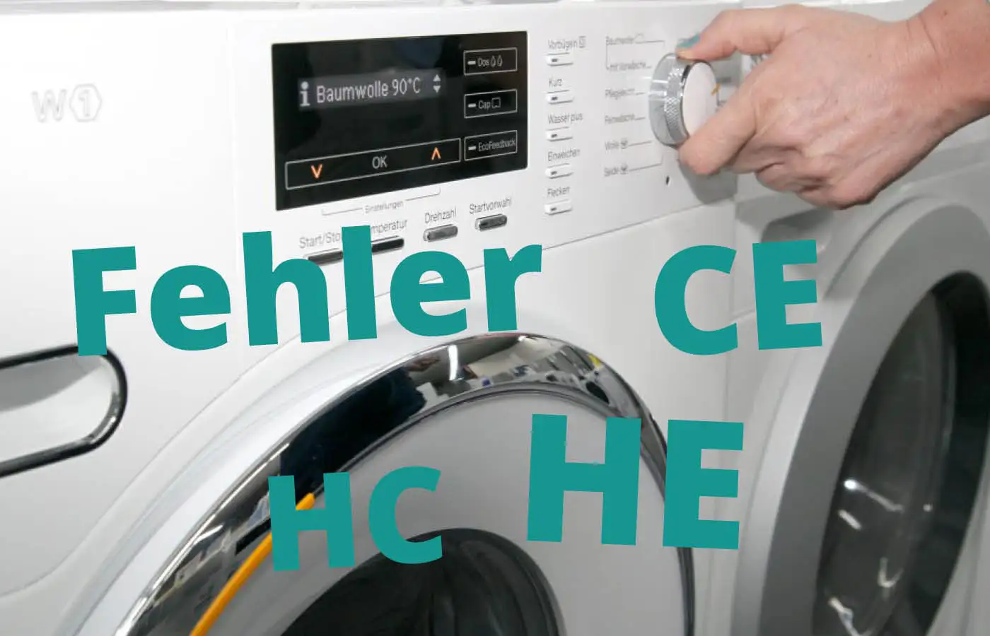 Samsung Waschmaschine: Fehler HE, HC oder CE