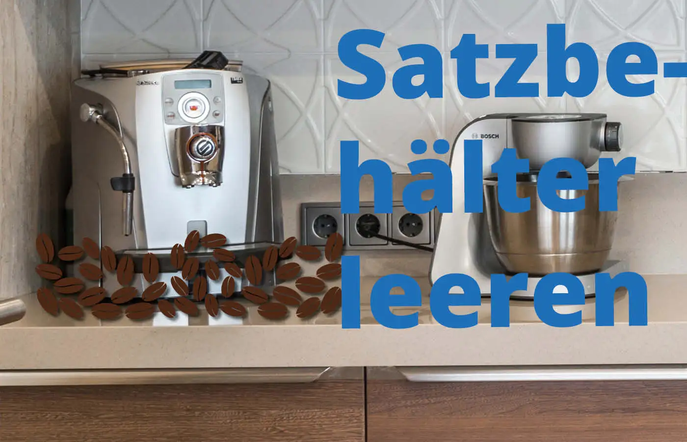 Satzbehälter leeren