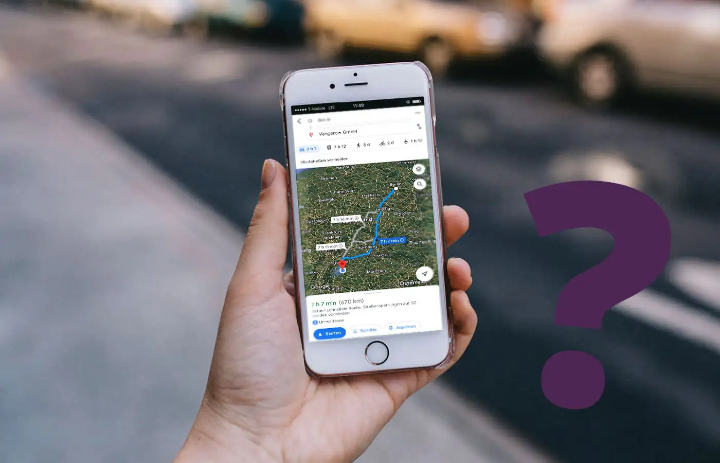 Navigation im Taschenformat, Smartphone-GPS