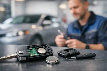 Autoschlüssel Batterie wechseln ki-generiert