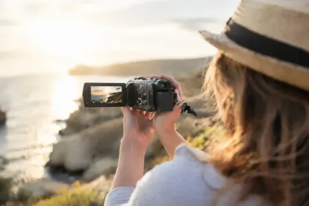 Camcorder Urlaubsfeeling ki-generiert