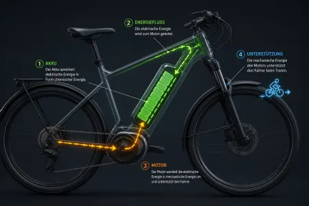 E-Bike Akku ki-generiert