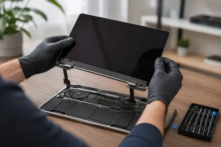 MacBook Display Reparatur ki-generiert