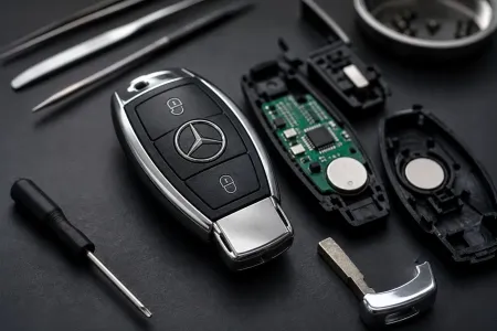 Mercedes Autoschlüssel ki-generiert