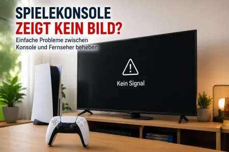 Spielkonsole zeigt kein Bild ki-generiert