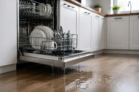 Spülmaschine verliert Wasser ki-generiert