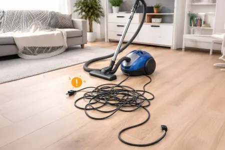 Staubsauger Kabel rollt nicht auf ki-generiert