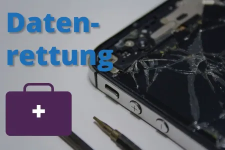 Datenrettung auf einem beschädigten Smartphone