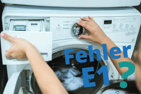 Haier Waschmaschine E1, Wasser im Gerät