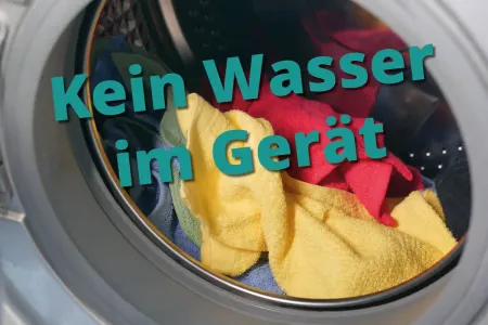 Samsung Waschmaschine Fehler E4 kein Wasser im Gerät