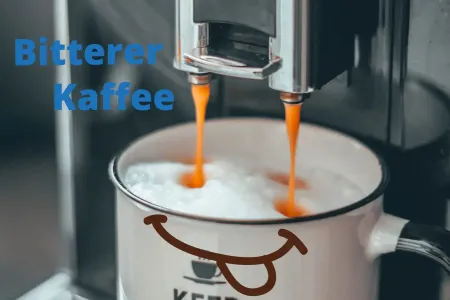Kaffee schmeckt bitter
