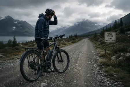 Mit dem E-Bike in den Alpen ki-generiert