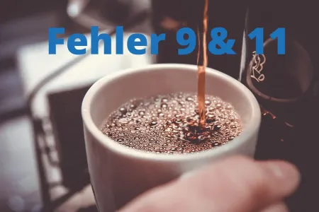 Nivona Kaffeevollautomat Fehler 9 und 11
