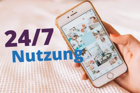 24/7 Smartphonenutzung