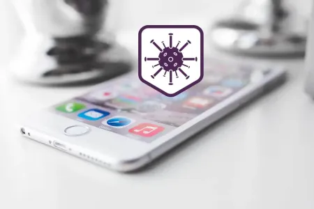 Virus auf dem Smartphone