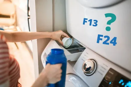 Hisense Waschmaschine Fehler F13 und F24