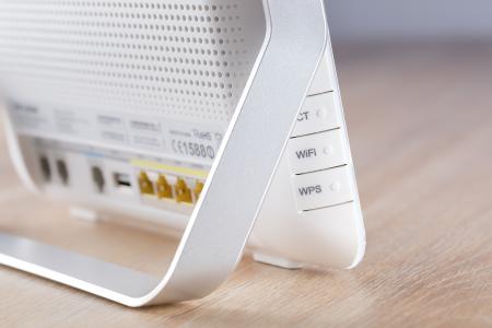 Weißer WLAN Router