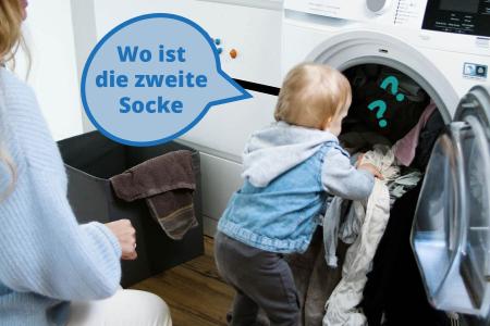 Wo ist die zweiter Socke