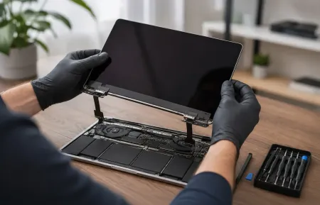 MacBook Display Reparatur ki-generiert
