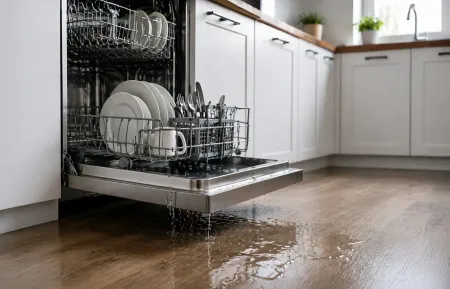 Spülmaschine verliert Wasser ki-generiert