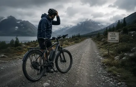 Mit dem E-Bike in den Alpen ki-generiert
