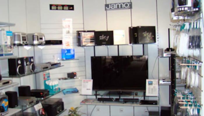 Fernseher Ausstellung