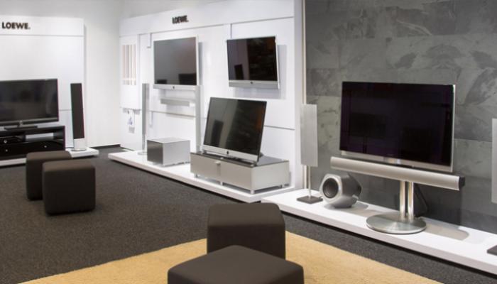 Fernseher Ausstellung