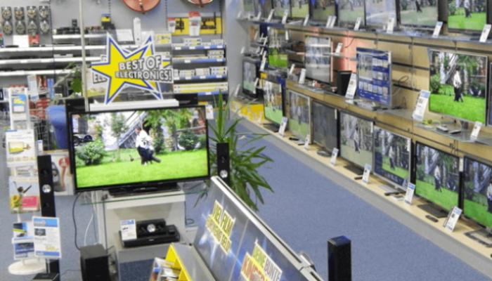 Fernseher Ausstellung