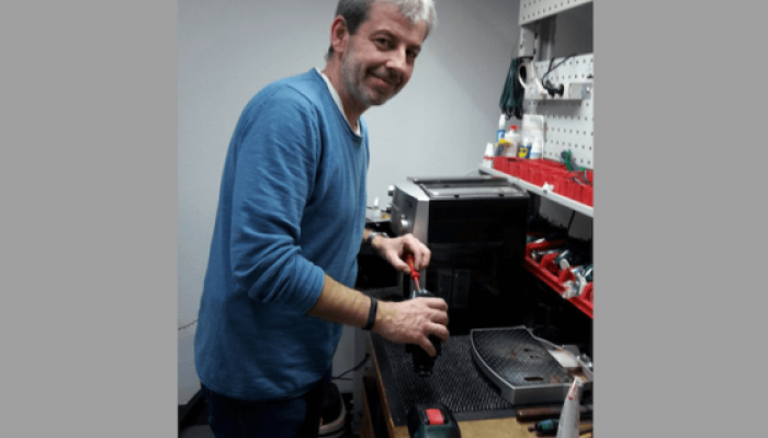 Techniker bei der Arbeit