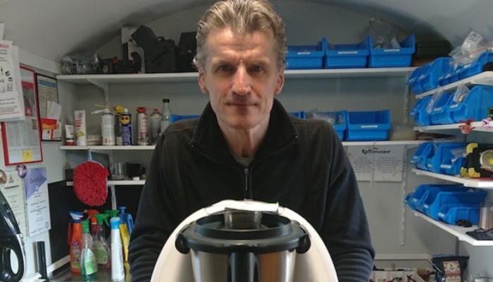 Manfred Zygan mit Thermomix