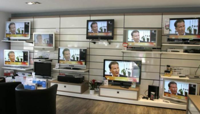 Fernseher Ausstellung