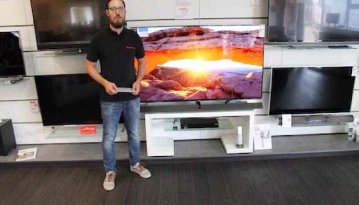 Fernseher Ausstellung