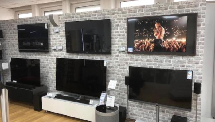 Fernseher Ausstellung