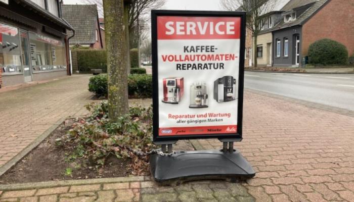 Dienstleistungs Schild