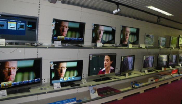 Fernseher Ausstellung