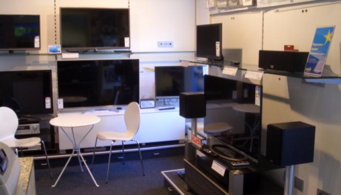 Fernseher Ausstellung