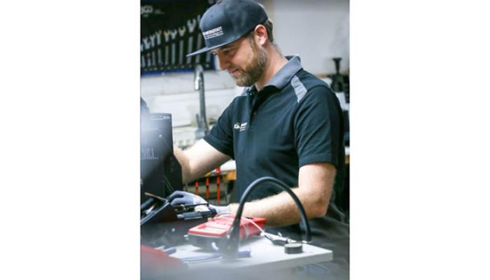 Techniker bei der Arbeit