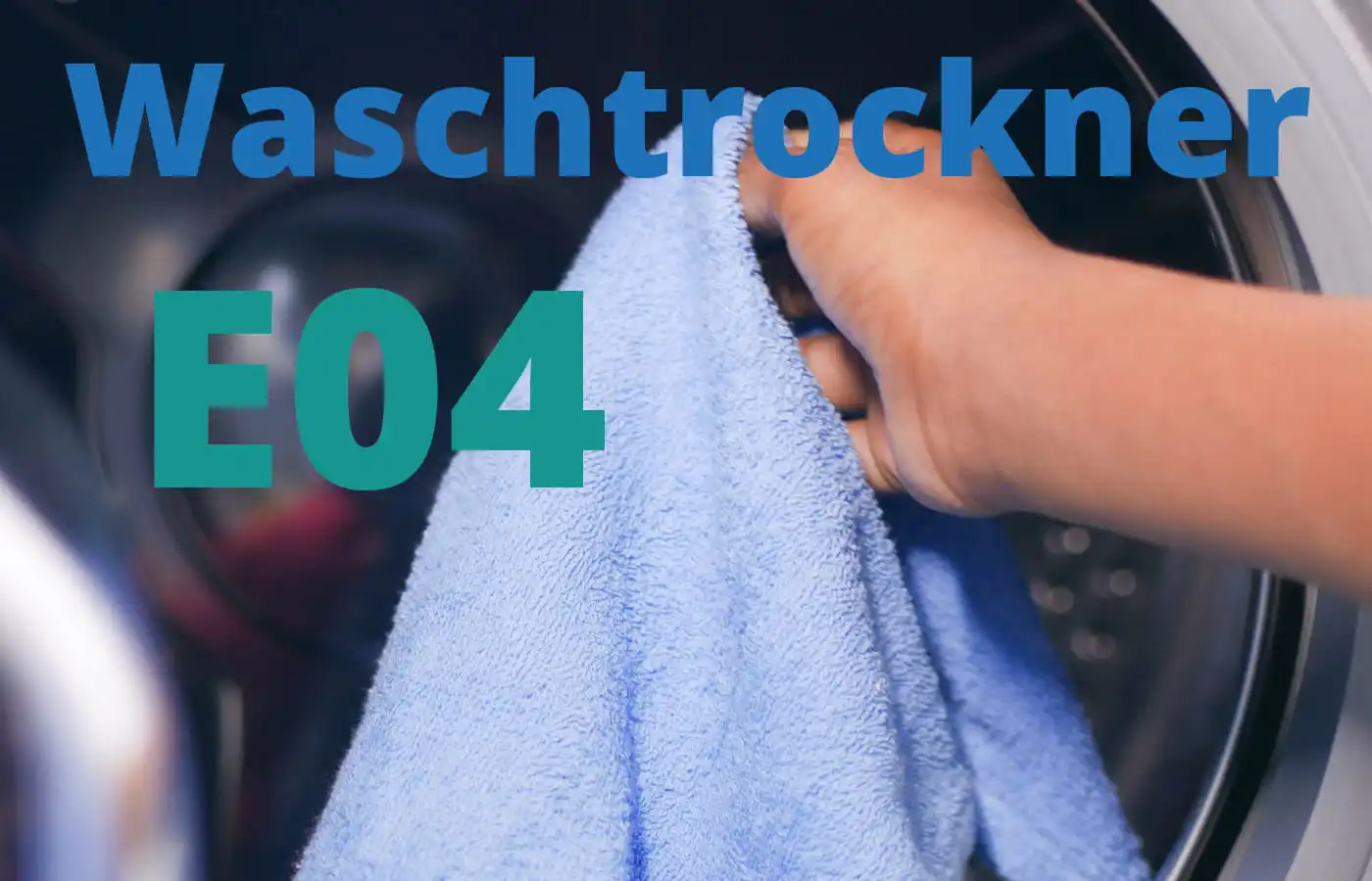 Vestel Waschtrockner Fehler E04